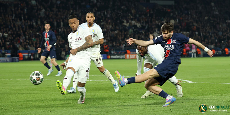 Đội hình và lượng giữa Aston Villa vs PSG lượt về