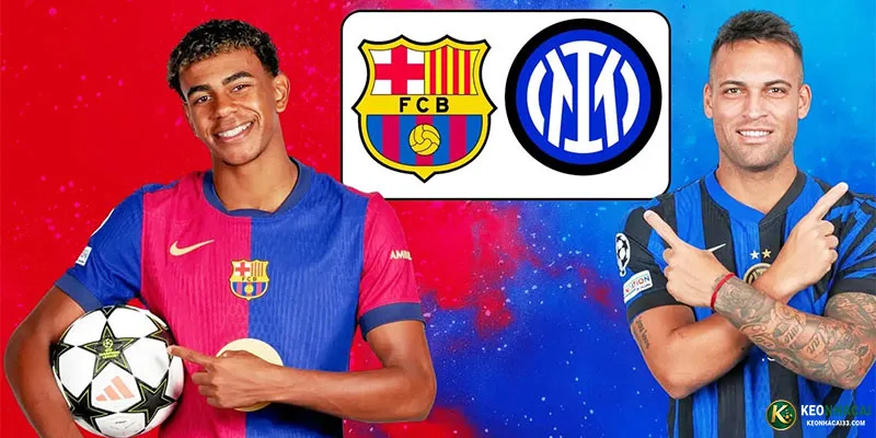 Inter và Barcelona thi đấu tại Champions League